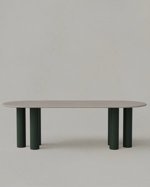 Six-Legged Oval Table