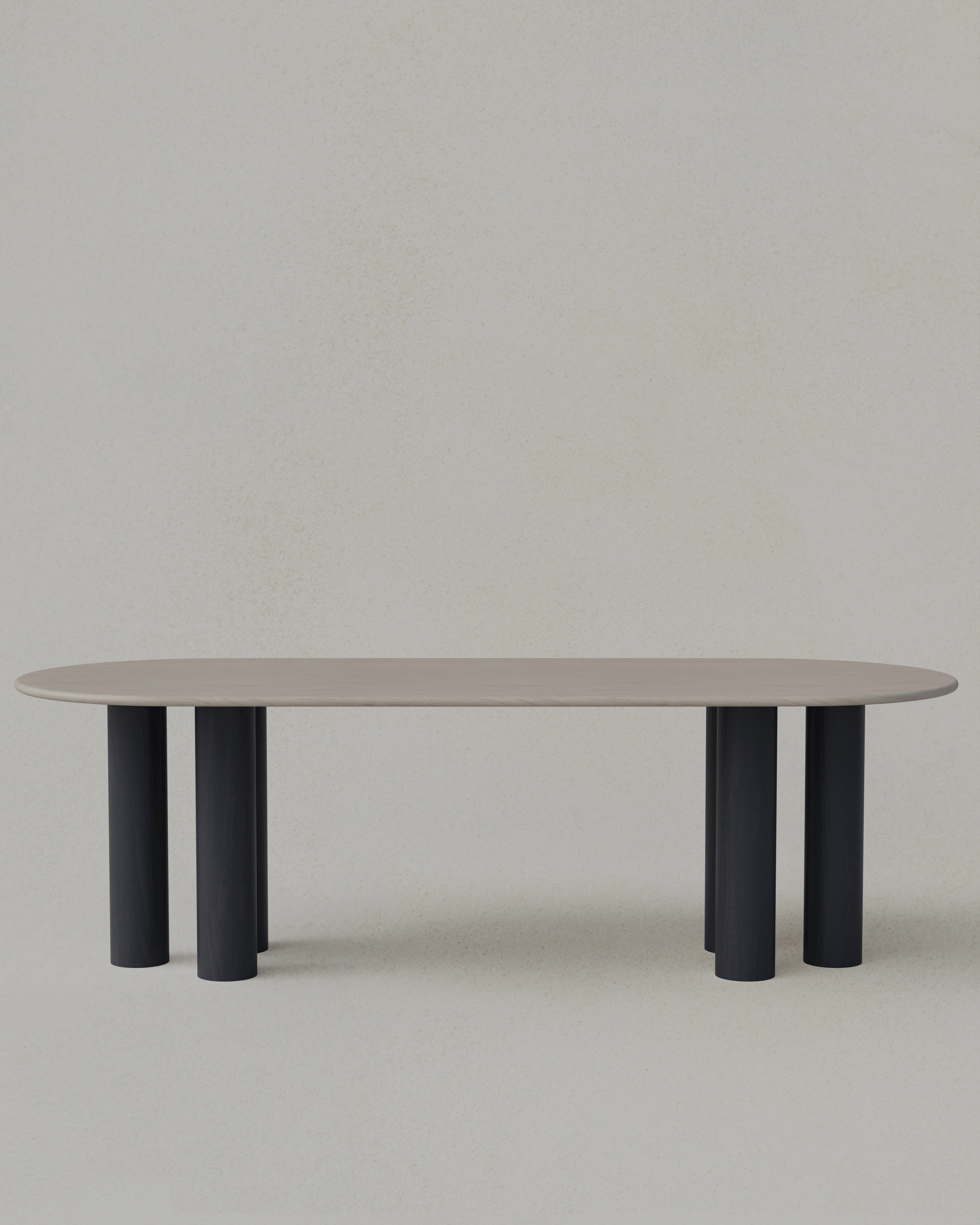 Six-Legged Oval Table
