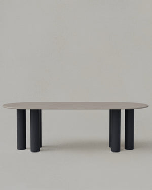 Six-Legged Oval Table