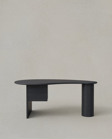 Kidney Desk with Two Drawers