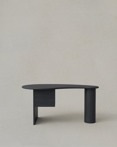 Kidney Desk with Two Drawers
