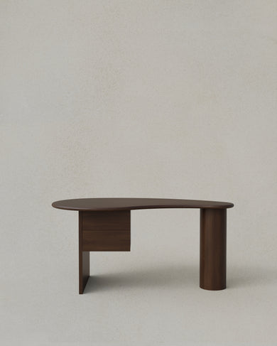 Kidney Desk with Two Drawers