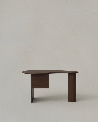 Kidney Desk with Two Drawers