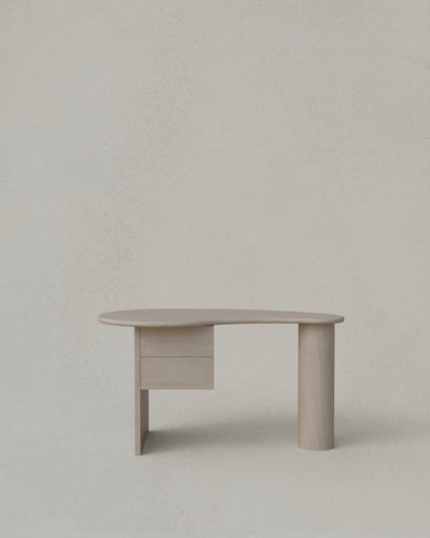 Kidney Desk with Two Drawers