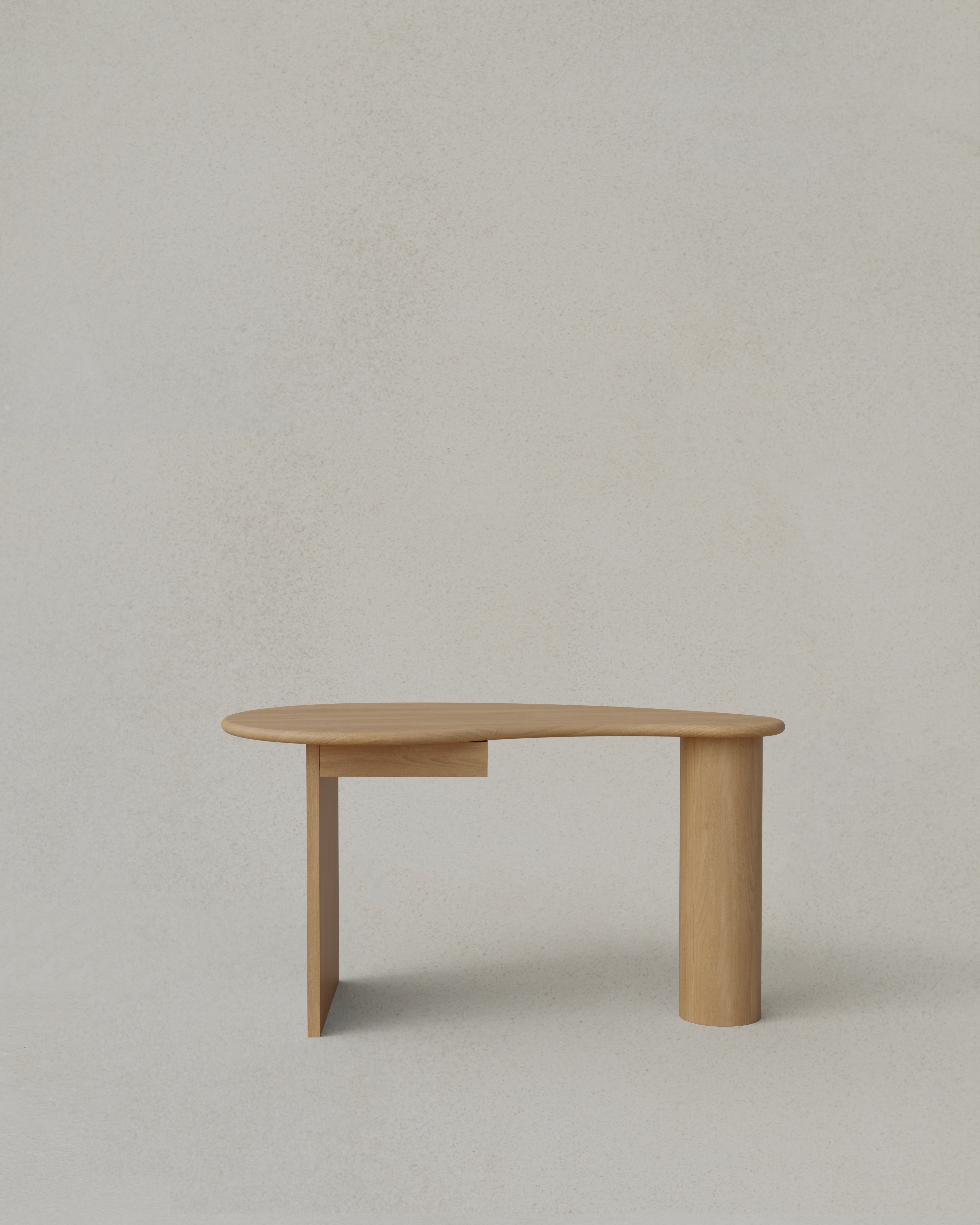 Small Kidney Desk with Pencil Drawer
