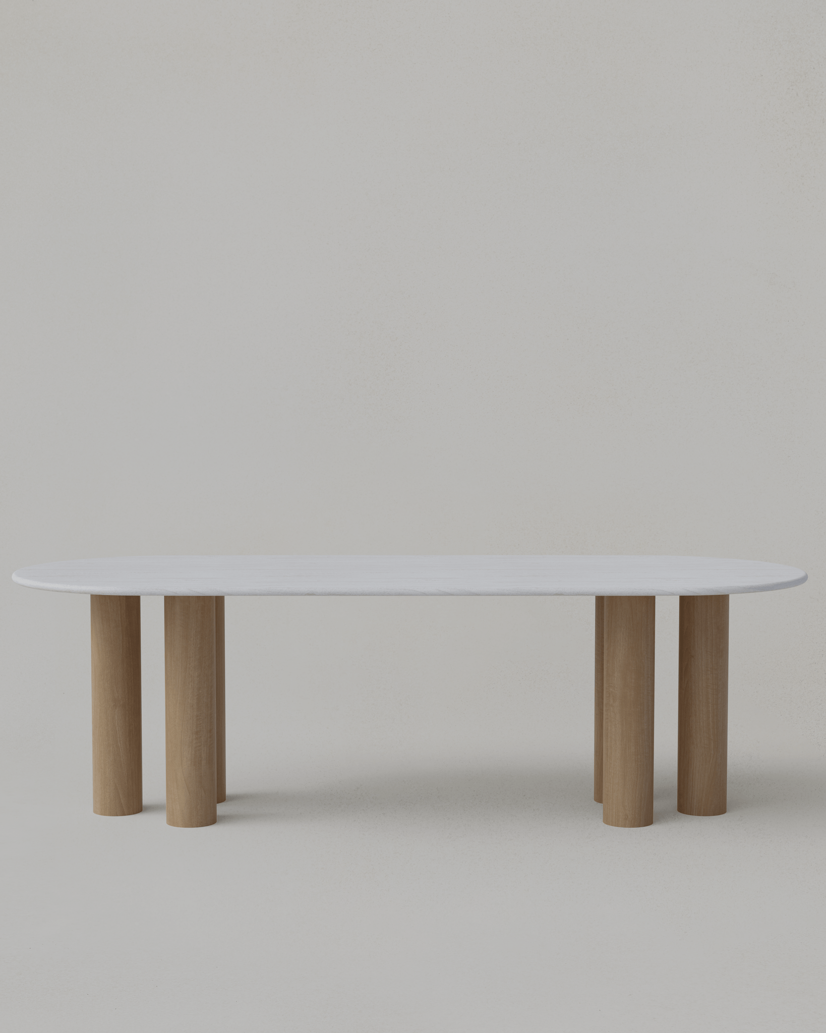 Six-Legged Oval Table