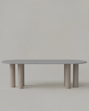 Six-Legged Oval Table
